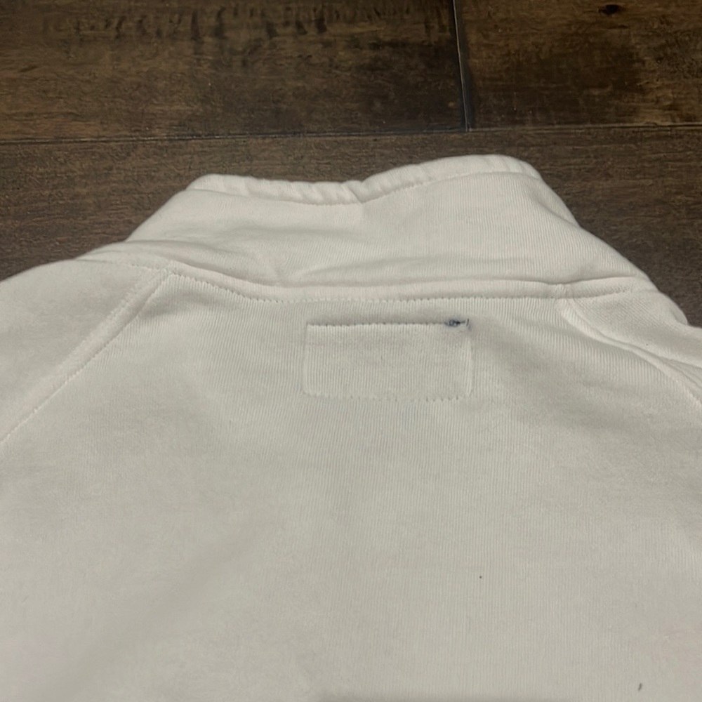 Jansport Notre Dame Quarter Zip White Sweater - size XL - Great Preowned - Picture 9 of 9